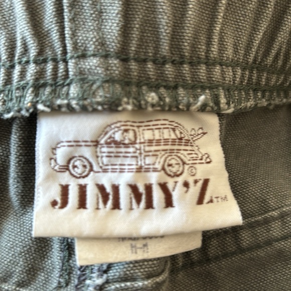 Vintage Jimmy’z pants Green women’s Medium Skate Surf Retro 90s Elastic waist - Picture 4 of 5